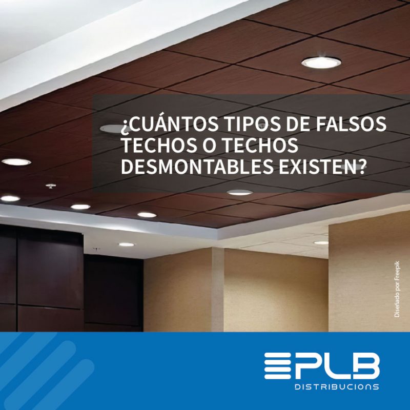 ¿CUÁNTOS TIPOS DE FALSOS TECHOS EXISTEN? - Distribucions PLB1