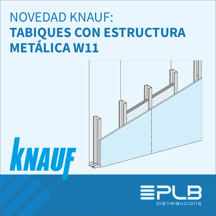 KNAUF: TABIQUES ESTRUCTURA METALICA W11