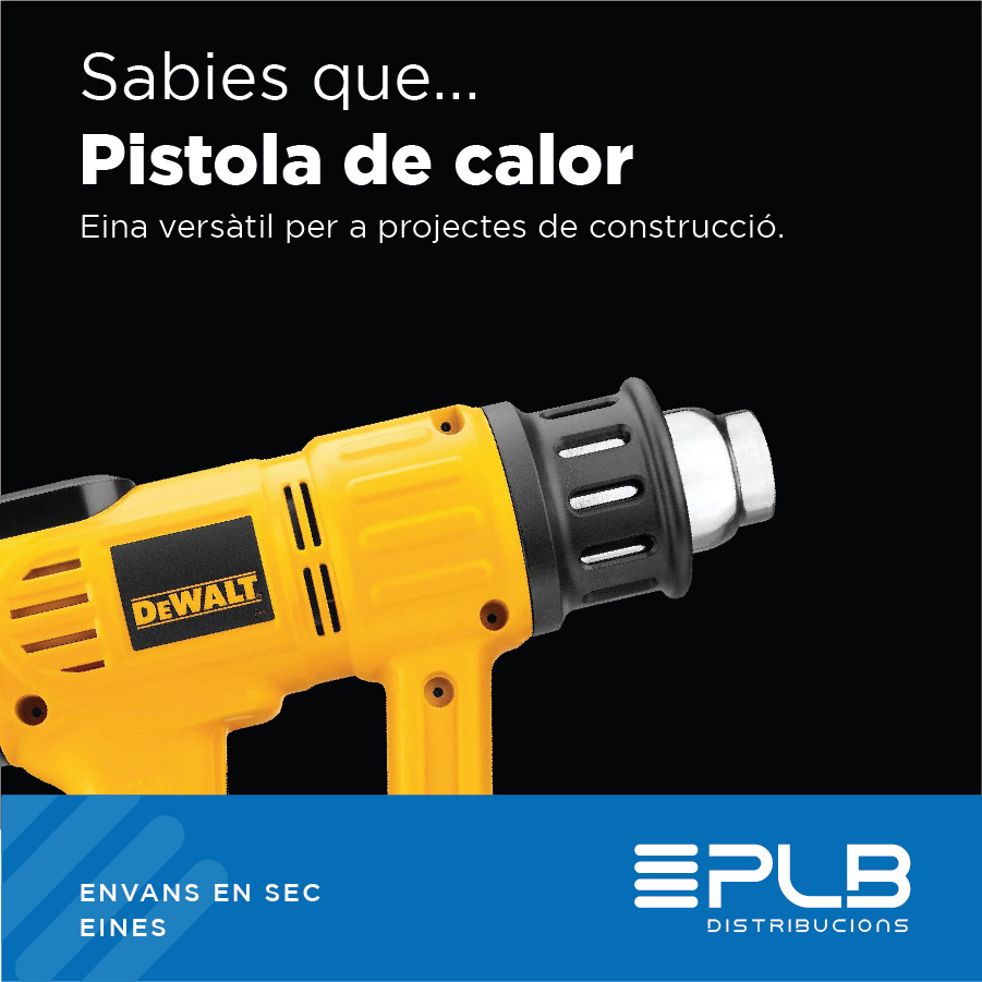 La pistola de calor és una eina essencial en l’arsenal de qualsevol professional de la construcció.