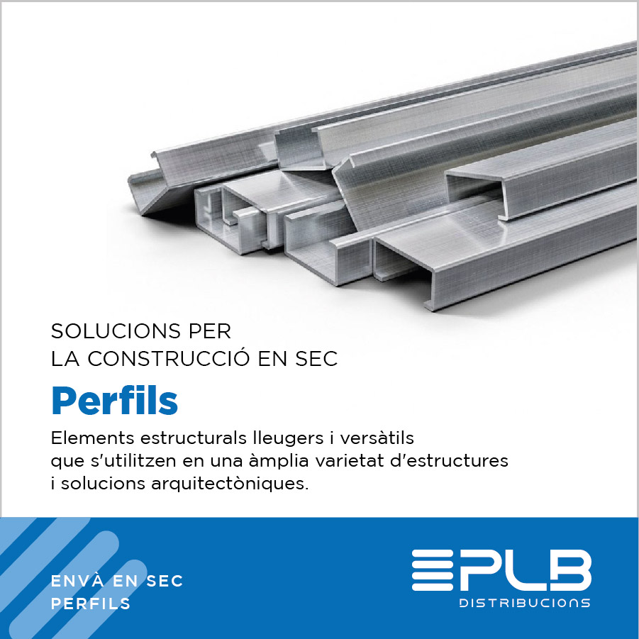 Els perfils són elements estructurals lleugers i versatils.