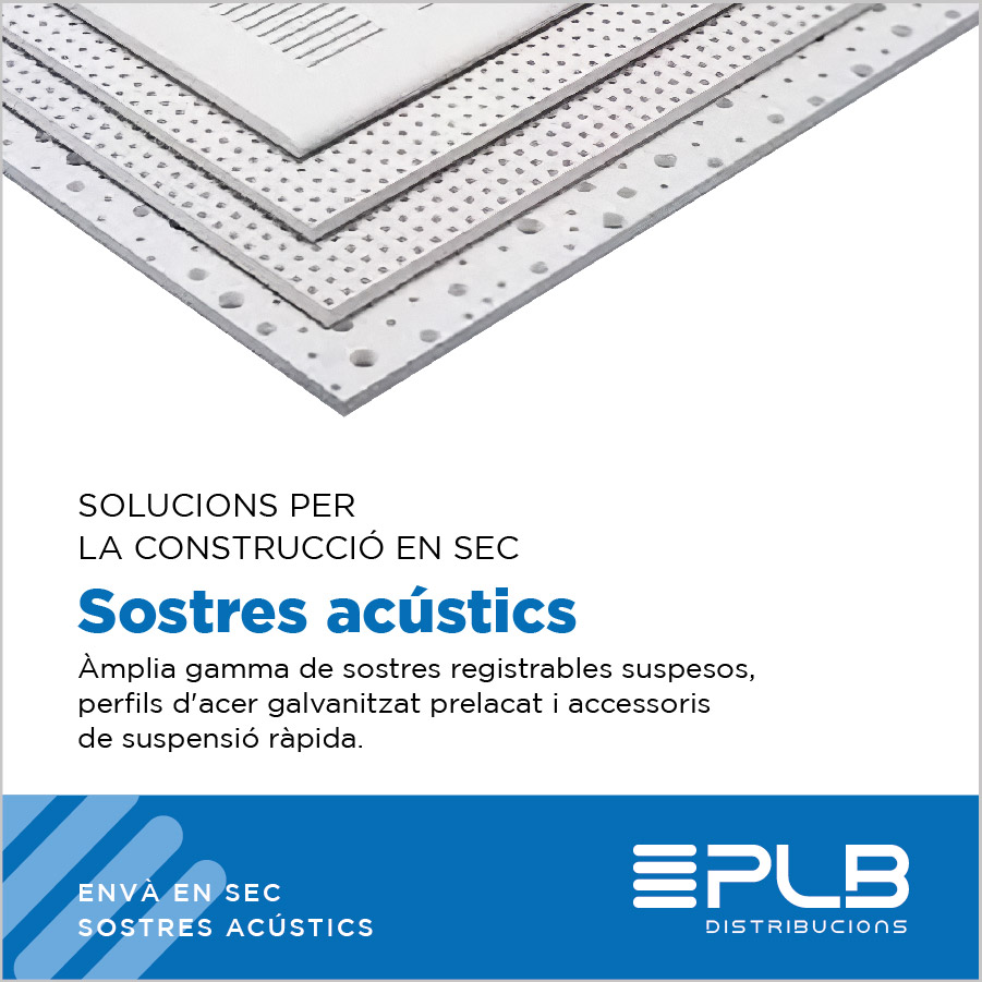 En la construcció en sec, l'atenció als detalls com els sostres acústics és crucial per crear espais confortables i funcionals.