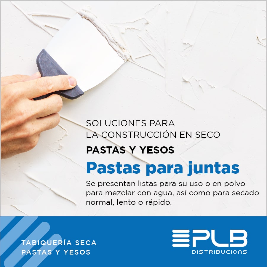 Se presentan listas para su uso o en polvo para mezclar con agua, así como para secado normal, lento o rápido
