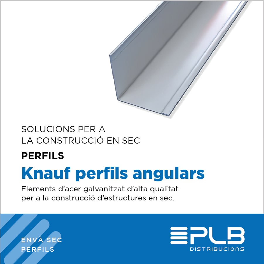 Els Knauf perfils angulars són elements d’acer galvanitzat d’alta qualitat que s’utilitzen per a la construcció d’estructures en sec en una àmplia varietat de projectes.