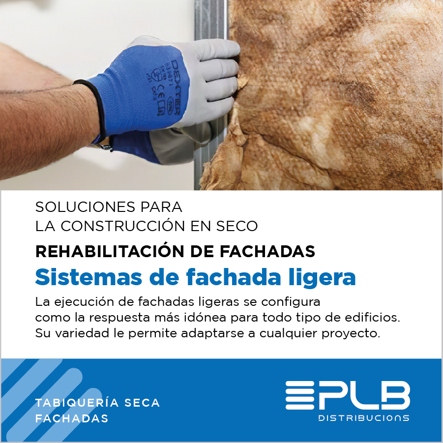 La ejecución de fachada ligera se configura como la respuesta más idónea para todo tipo de edificios.