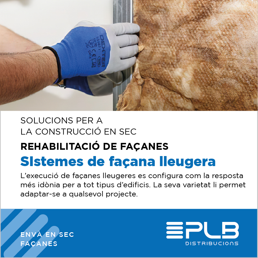 L’execució de façana lleugera es configura com la resposta més idònia per a tot tipus d’edificis.