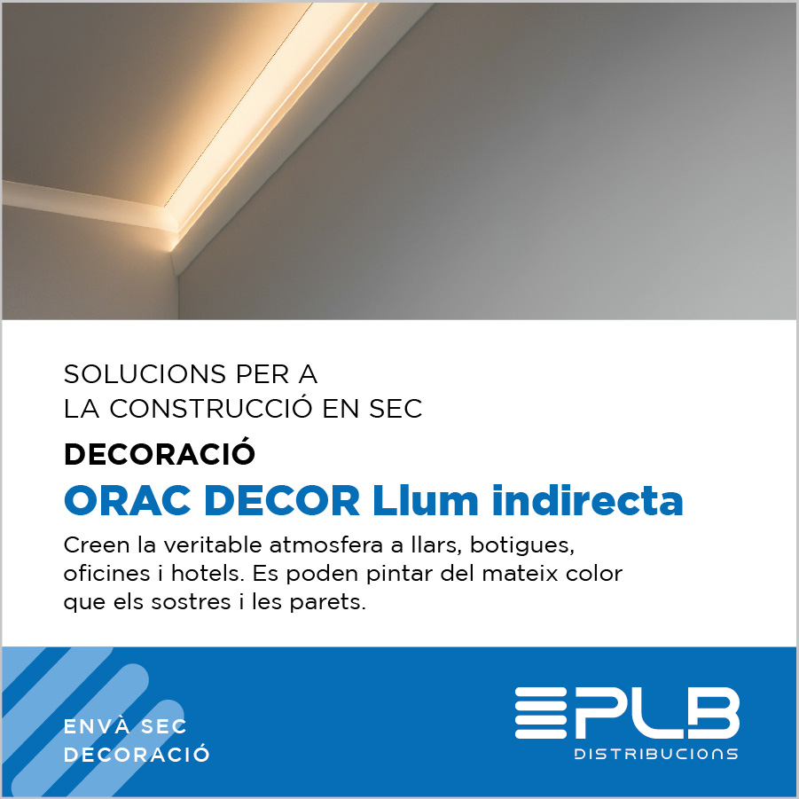 ELEGÀNCIA I CONFORT AMB ORAC DECOR® LLUM INDIRECTA