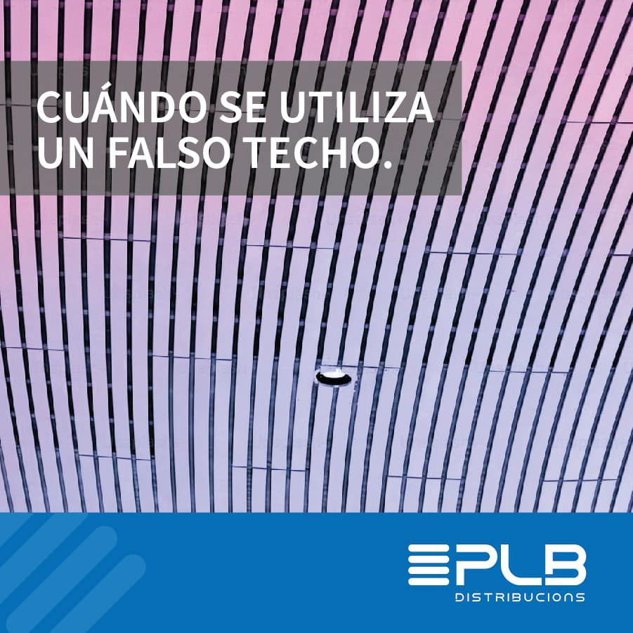 Los falsos techos son una estructura secundaria situada por debajo del techo original de un edificio.