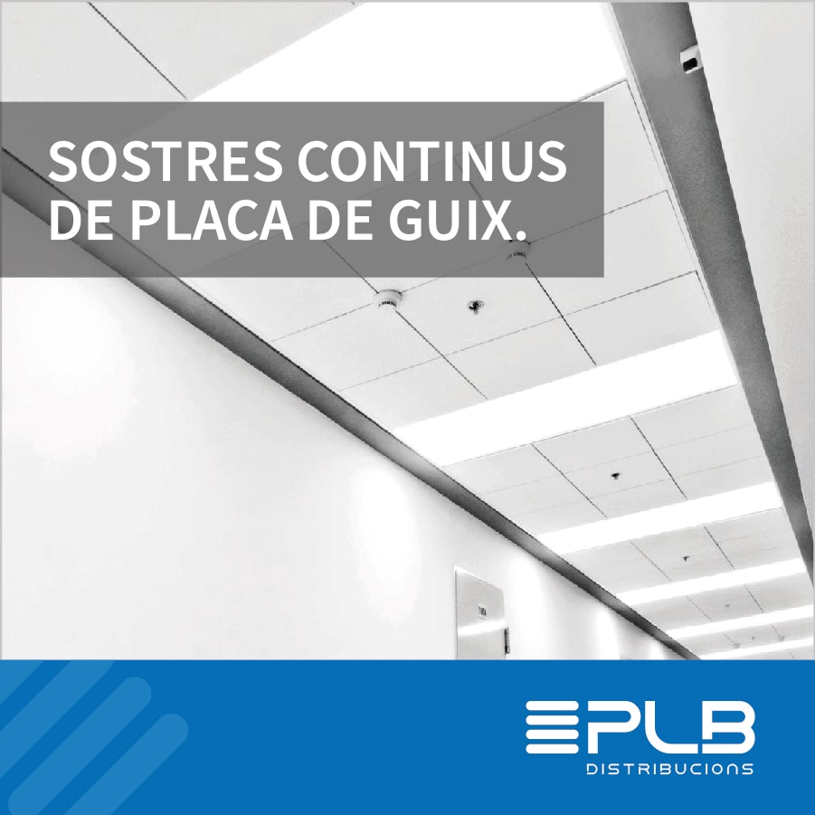 Els sostres continus de placa de guix laminat són una solució tècnica i estètica essencial en la construcció contemporània.