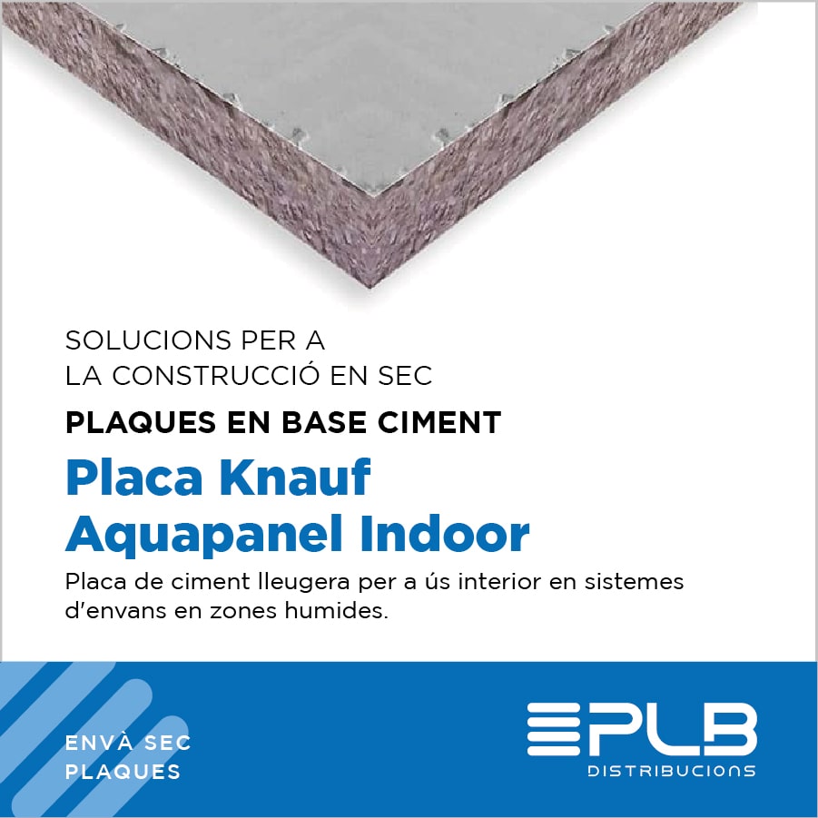 Knauf Placa Aquapanel Indoor es presenta com una solució innovadora i d'alt rendiment per a la construcció en sec.