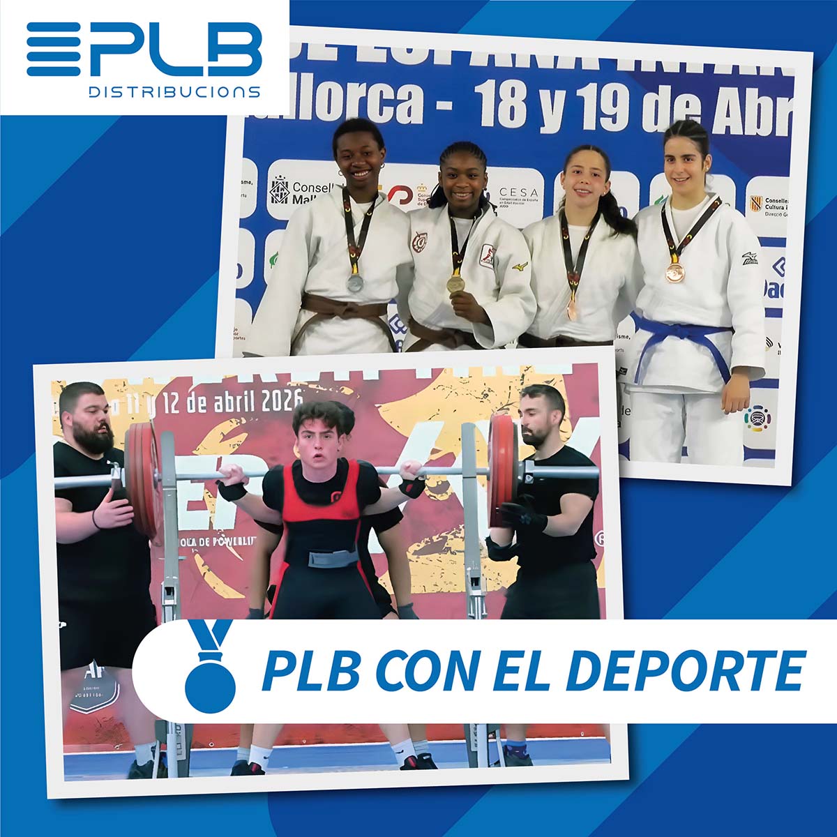 Distribucions PLB. EL TALENTO Y LOS VALORES DEL DEPORTE.