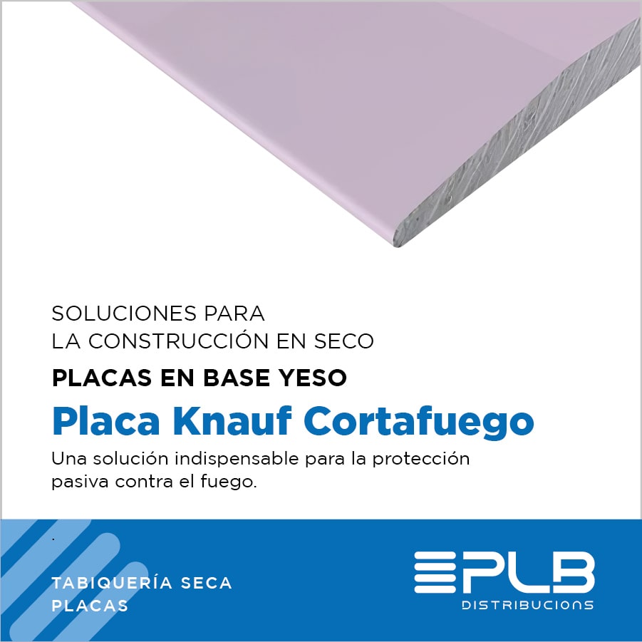 KNAUF: PLACA CORTAFUEGO es una solución clave para cumplir con las normativas de seguridad contra incendios en la construcción en seco.