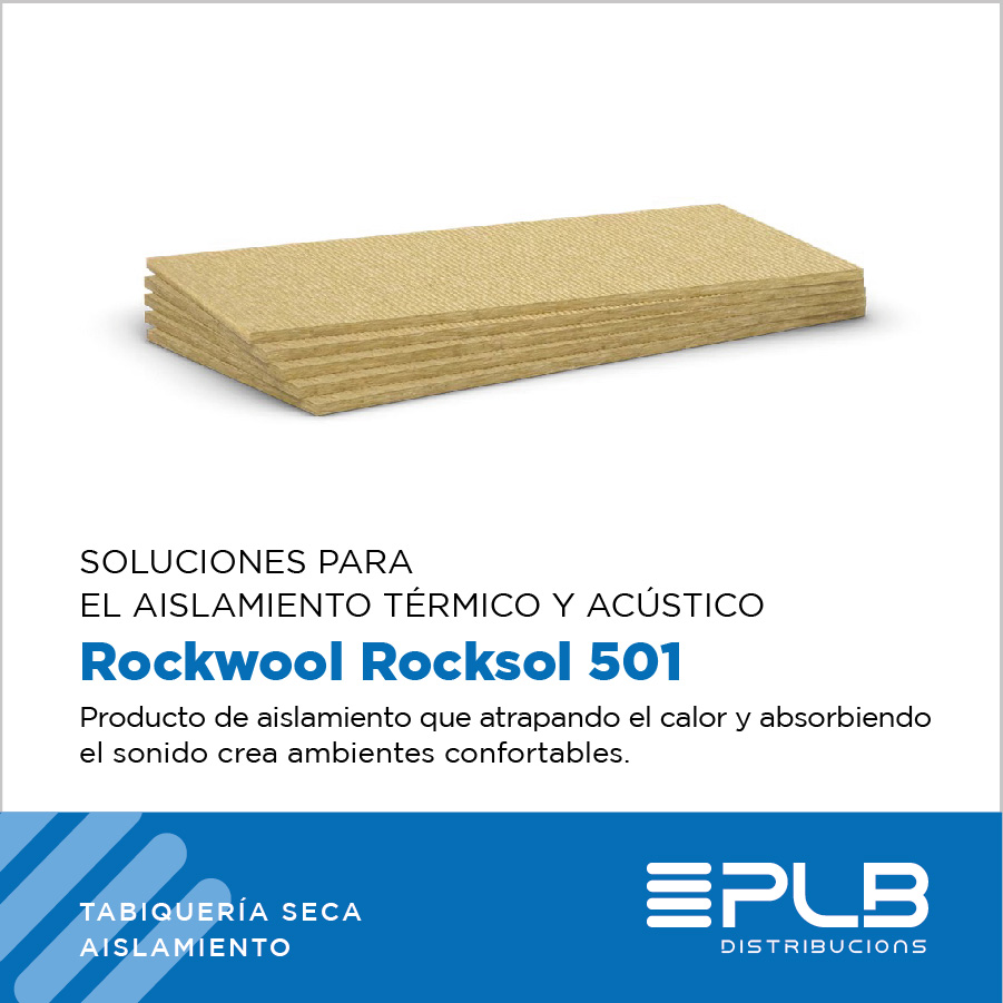 AISLAMIENTO. ROCKWOOL ROCK SOL 501