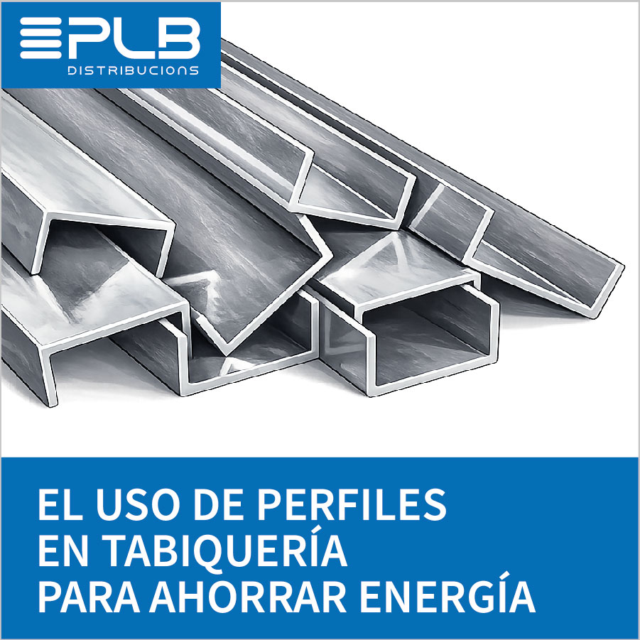 El empleo de perfiles en la tabiquería seca se ha transformado en una solución eficaz para el ahorro energético y la mejora del confort.