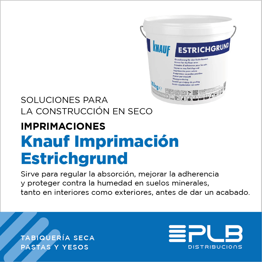 KNAUF IMPRIMACIÓN ESTRICHGRUND: IMPRIMACIÓN PARA LA PREPARACIÓN DE SUELOS MINERALES.
