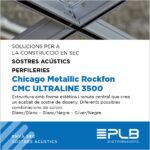 PERFILERIA CHICAGO METALLIC ROCKFON.