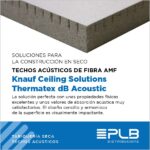 THERMATEX dB ACOUSTIC es una placa de techo mineral de Knauf Ceiling Solutions.