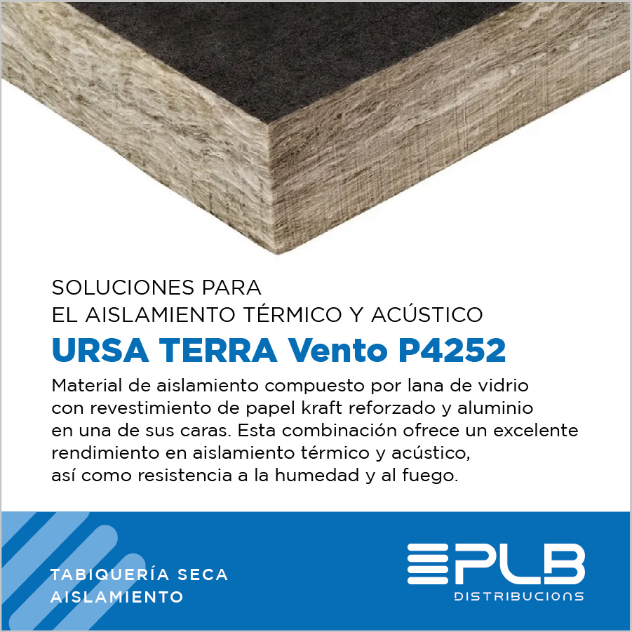 SOLUCIONES PARA EL AISLAMIENTO TÉRMICO Y ACÚSTICO. AISLAMIENTO. URSA TERRA Vento P4252