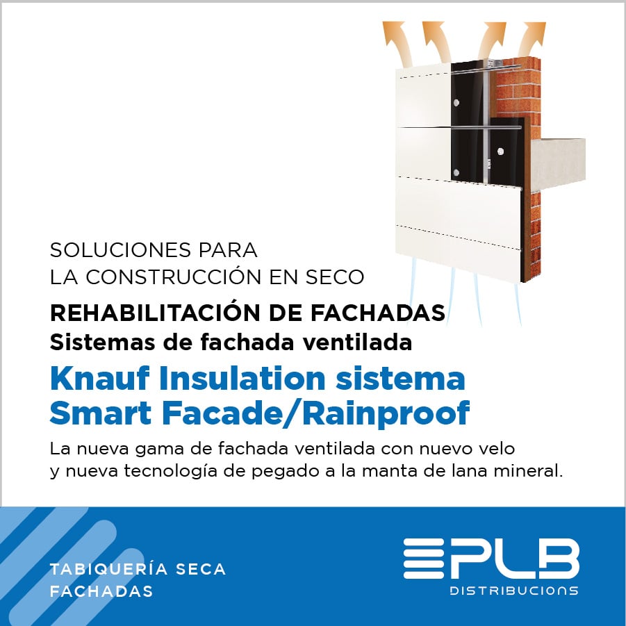  SISTEMAS DE FACHADA VENTILADA. KNAUF INSULATION SISTEMA SMART FACADE/RAINPROOF