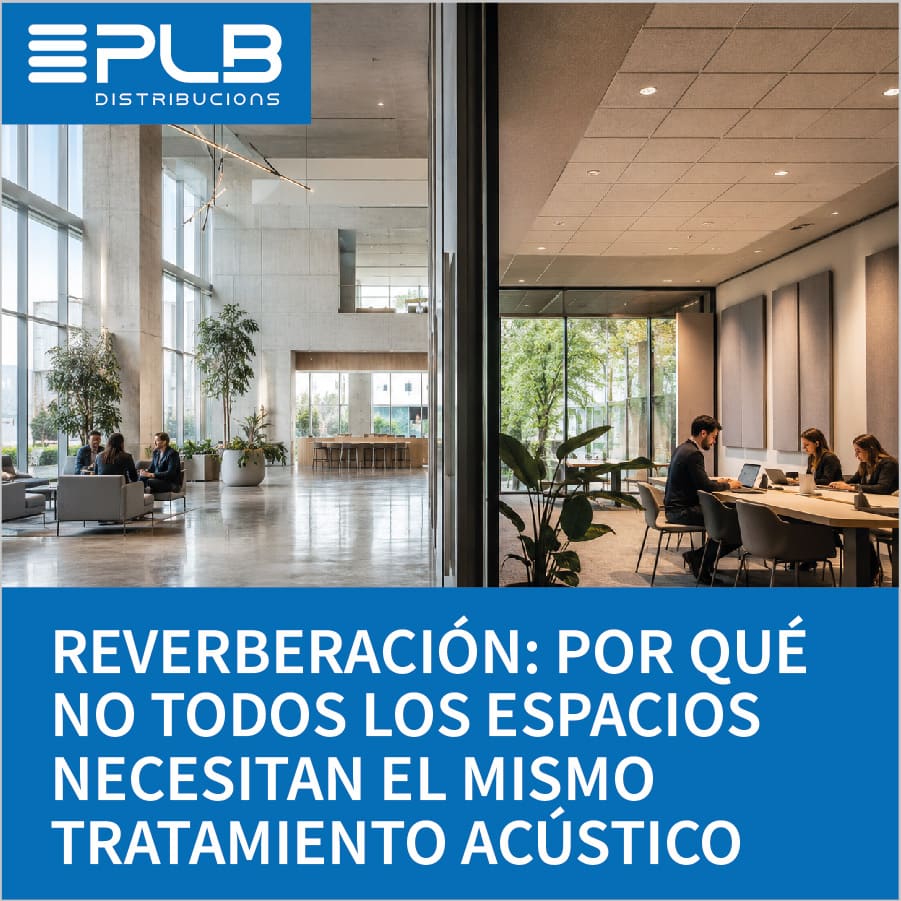 La reverberación determina cuánto tiempo permanece el sonido dentro de un recinto
