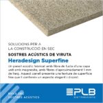 HERADESIGN SUPERFINE és una opció fiable i eficaç per a sostres acústics