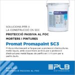PROMAT PROMAPAINT SC3 representa una solució avançada i eficaç per a la protecció passiva contra incendis a la construcció en sec.